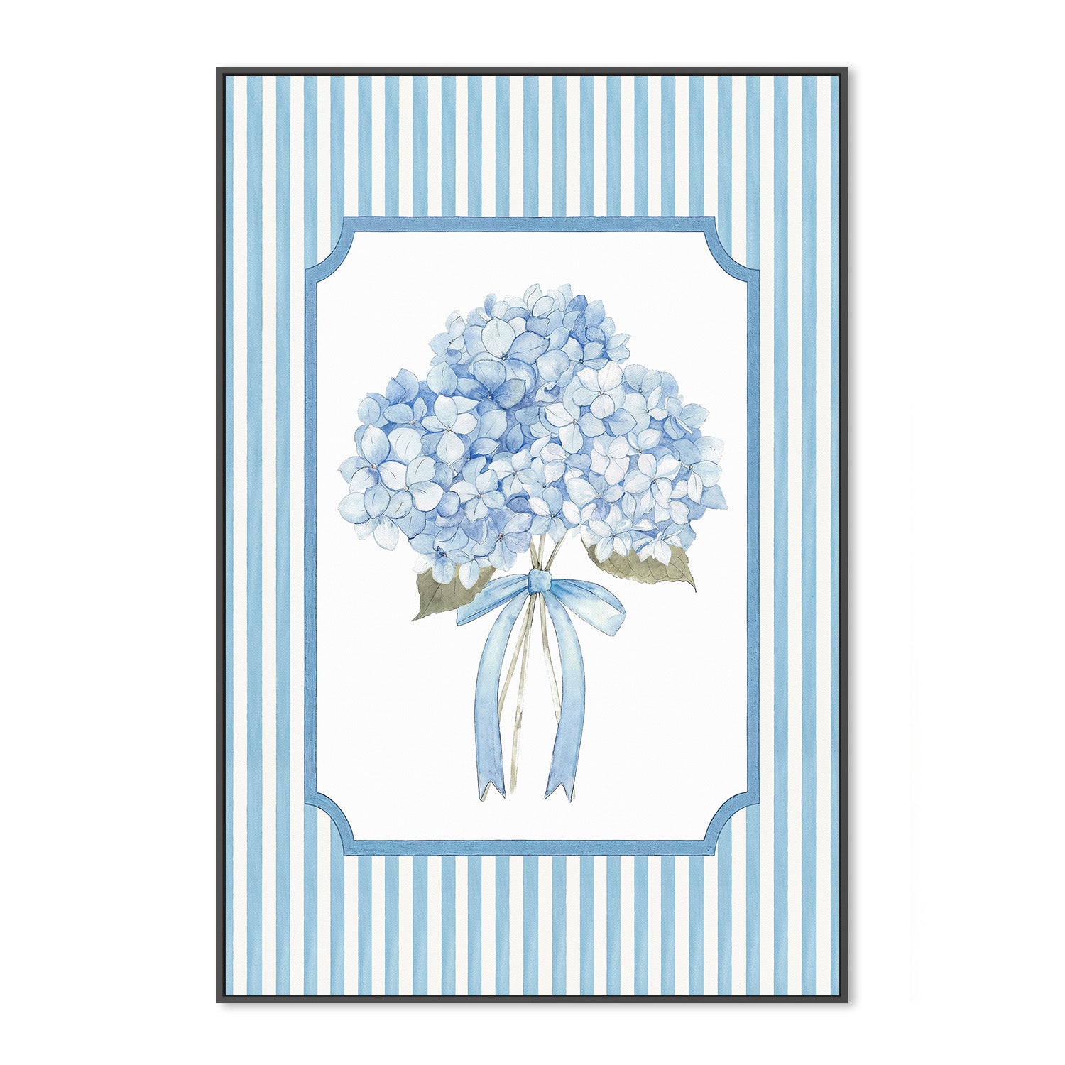 wall-art-print-canvas-poster-framed-Hydrangeas Bow-3