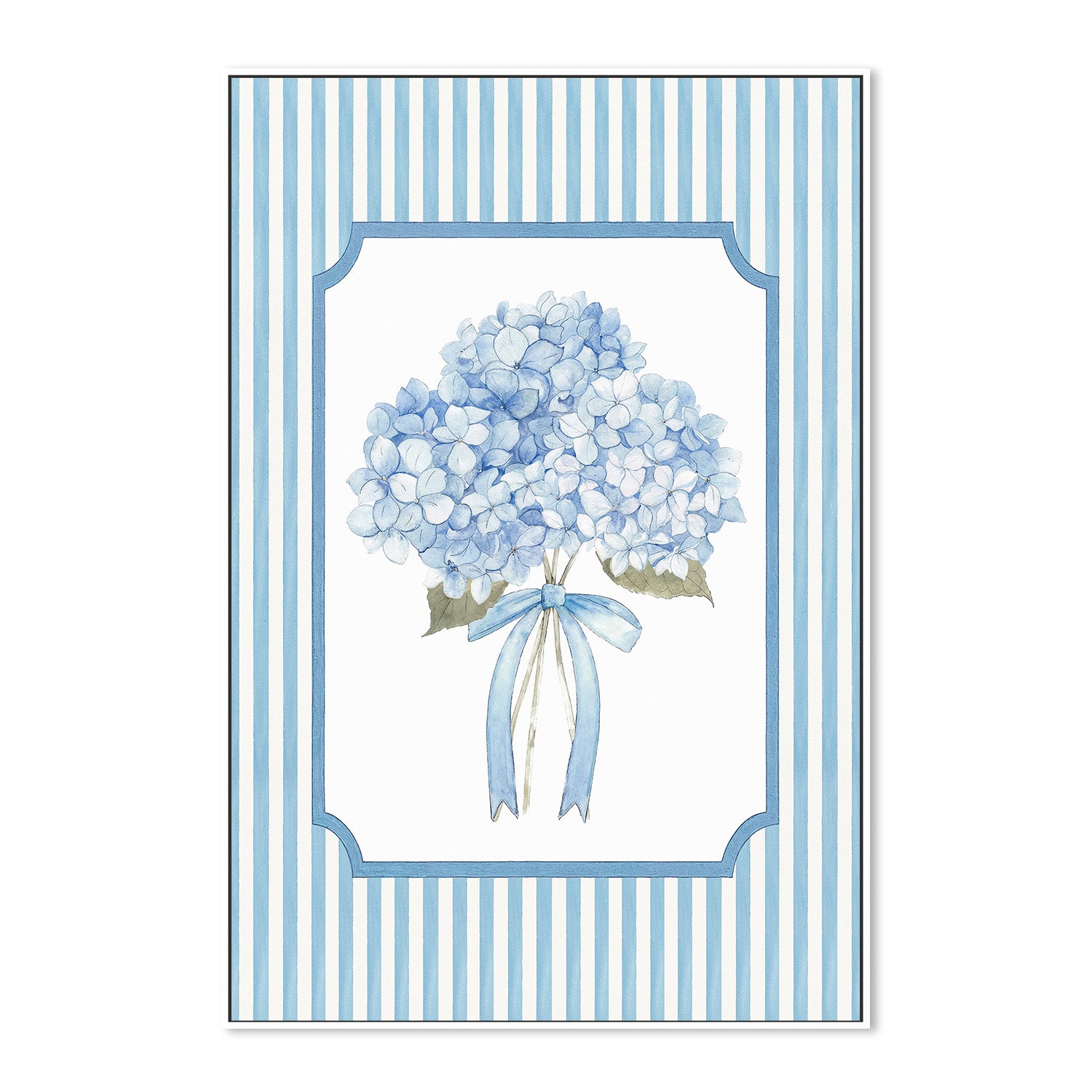 wall-art-print-canvas-poster-framed-Hydrangeas Bow-5