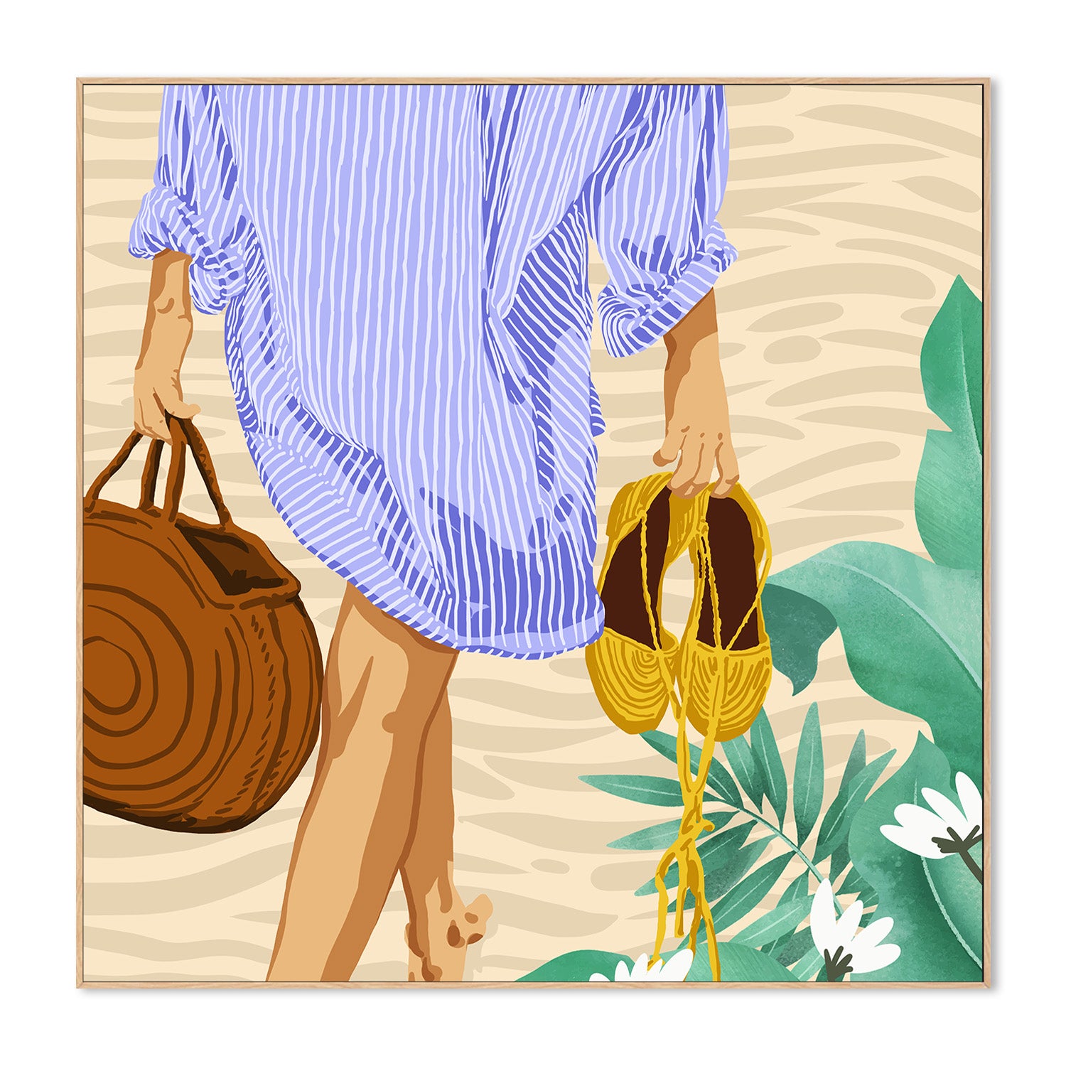 wall-art-print-canvas-poster-framed-I Followed My Heart a It Led Me To the Beach-4