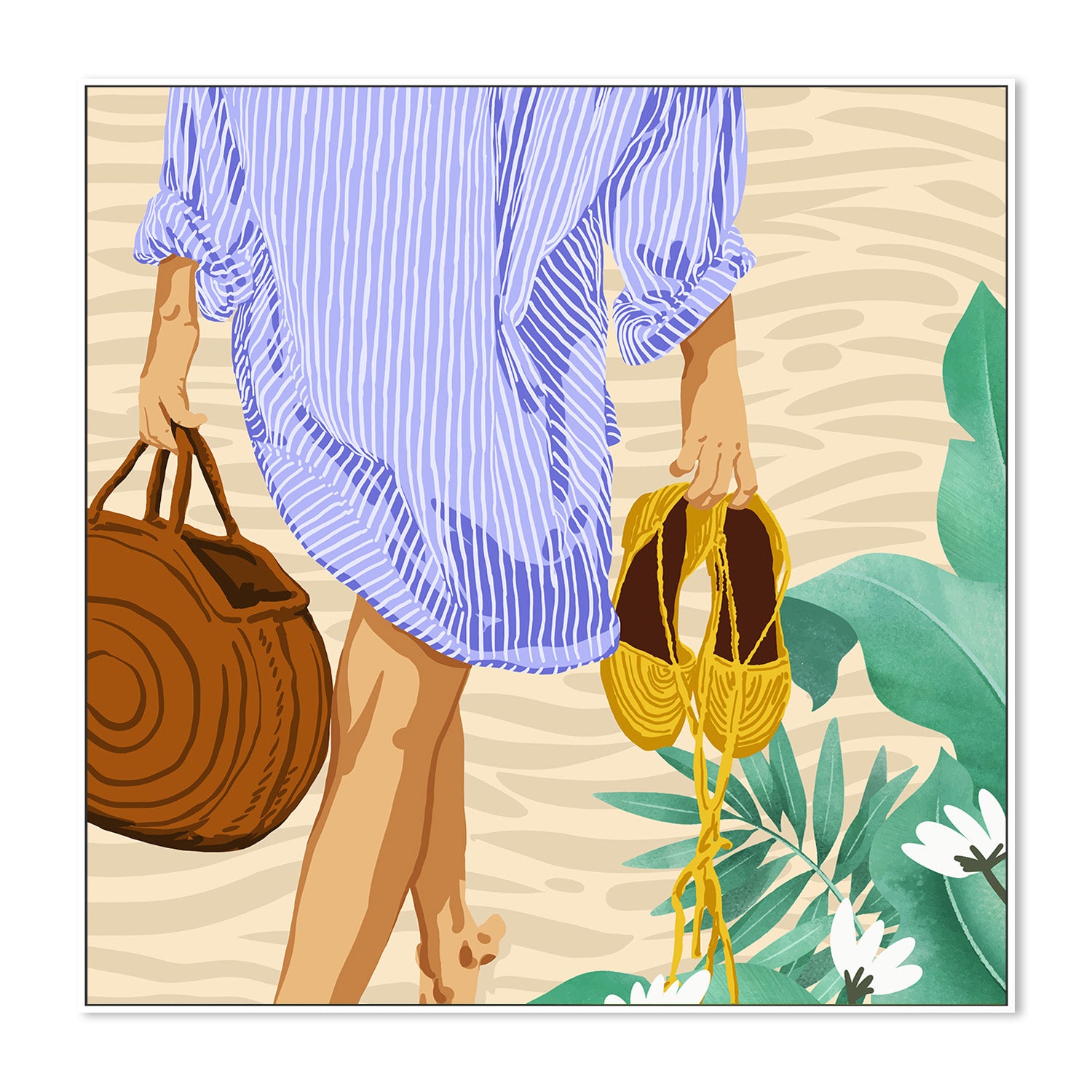 wall-art-print-canvas-poster-framed-I Followed My Heart a It Led Me To the Beach-5