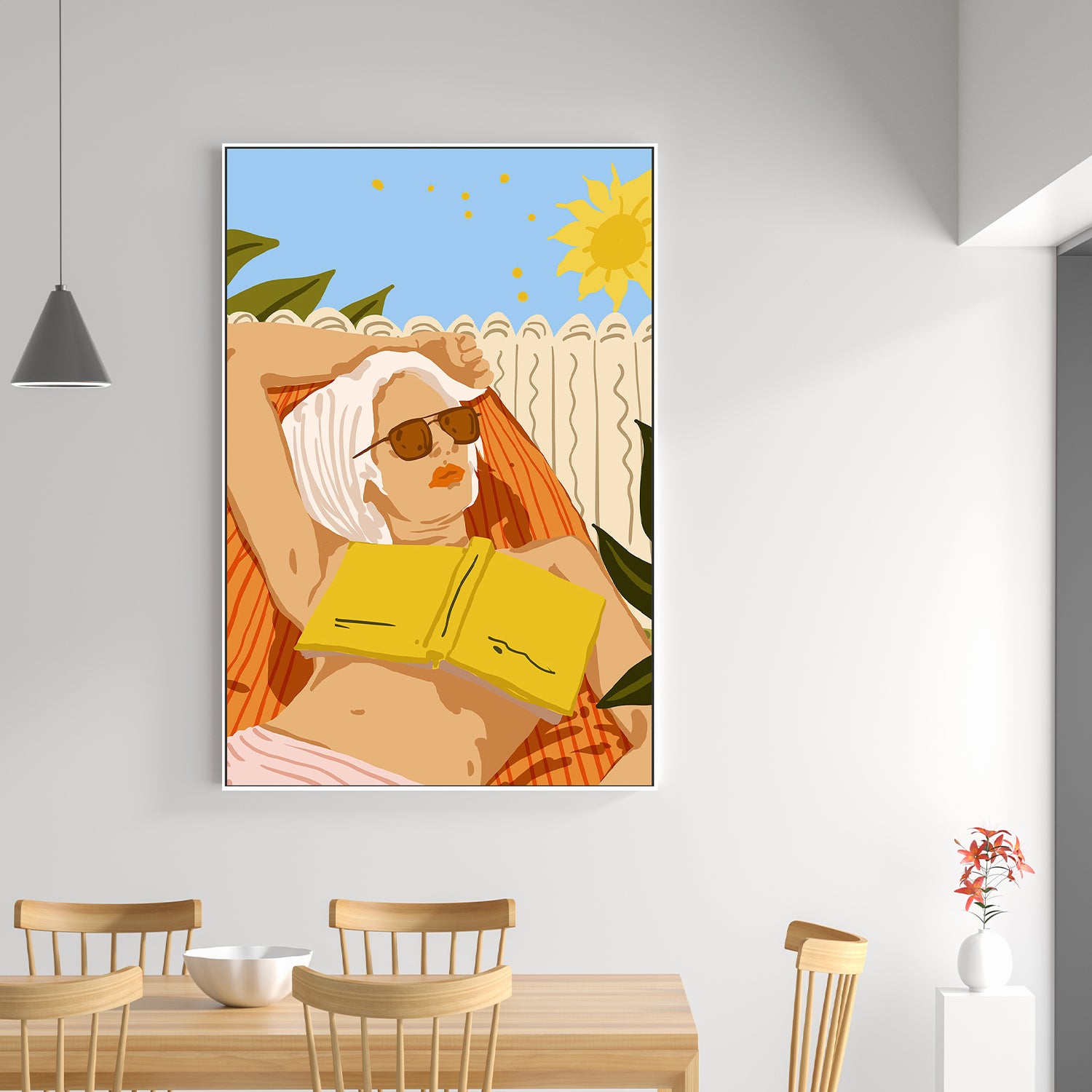 wall-art-print-canvas-poster-framed-I Love To Travel but When I Really Want To Escape-2