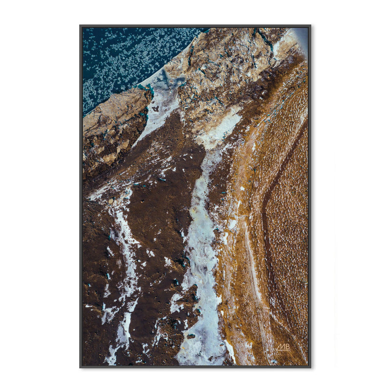 wall-art-print-canvas-poster-framed-Iceland From Above, Style B , By Max Blakesberg Studios-3