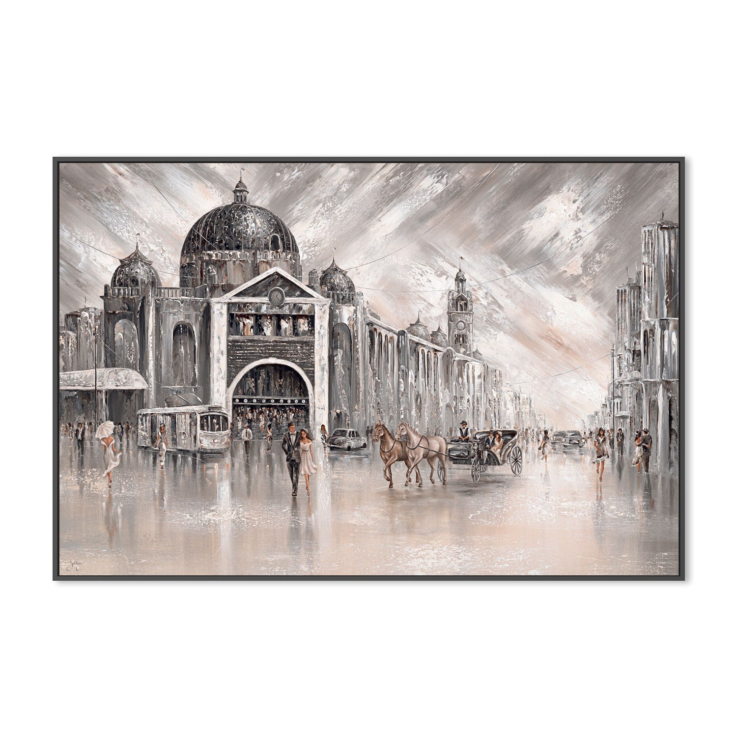 wall-art-print-canvas-poster-framed-Iconic, Vintage Flinders , By Isabella Karolewicz-3