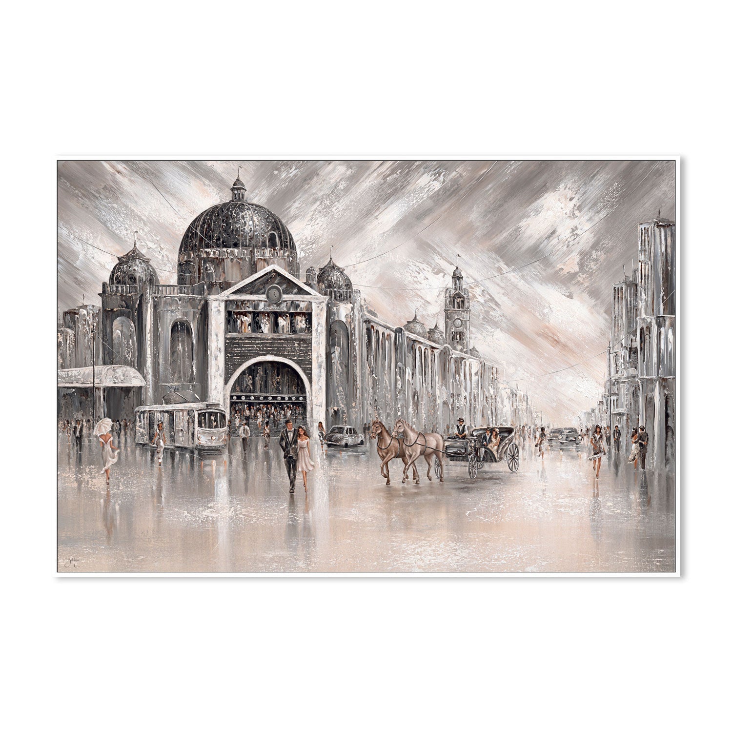 wall-art-print-canvas-poster-framed-Iconic, Vintage Flinders , By Isabella Karolewicz-5