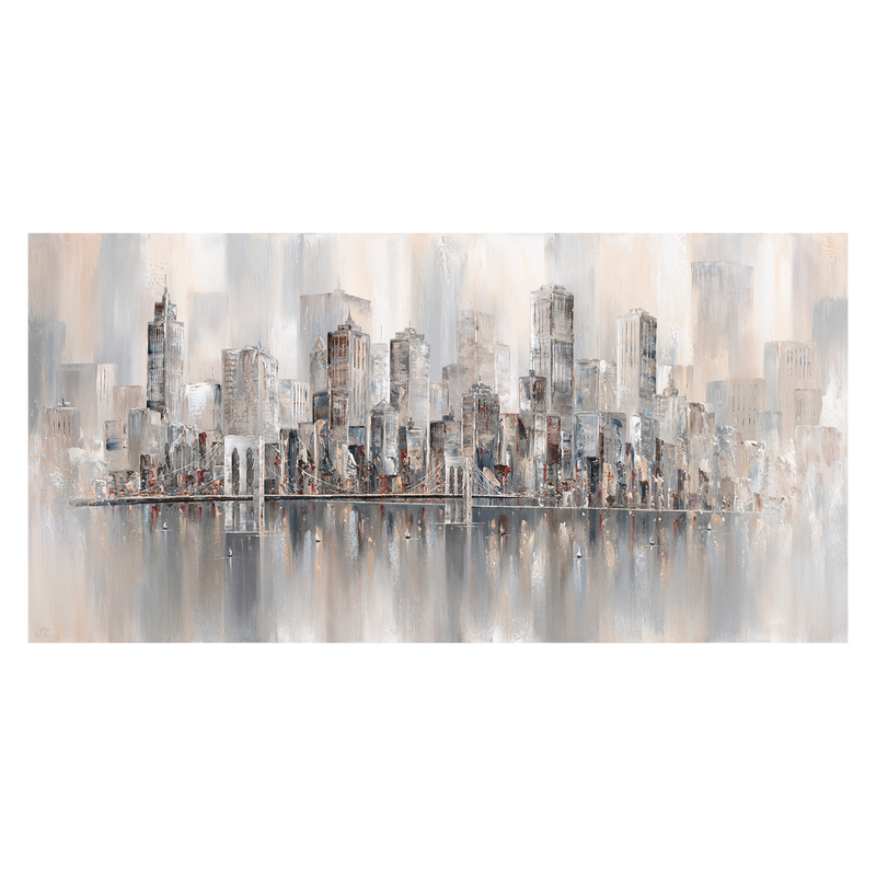 wall-art-print-canvas-poster-framed-Illusions, New York Skyline , By Isabella Karolewicz-1