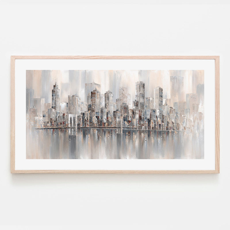 wall-art-print-canvas-poster-framed-Illusions, New York Skyline , By Isabella Karolewicz-6