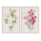 wall-art-print-canvas-poster-framed-Impressionist Garden Neutral, Style B & Style C, Set Of 2 , By Danhui Nai-GIOIA-WALL-ART
