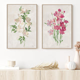 wall-art-print-canvas-poster-framed-Impressionist Garden Neutral, Style B & Style C, Set Of 2 , By Danhui Nai-GIOIA-WALL-ART