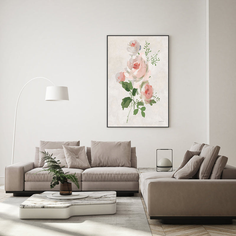wall-art-print-canvas-poster-framed-Impressionist Garden Neutral, Style D , By Danhui Nai-GIOIA-WALL-ART