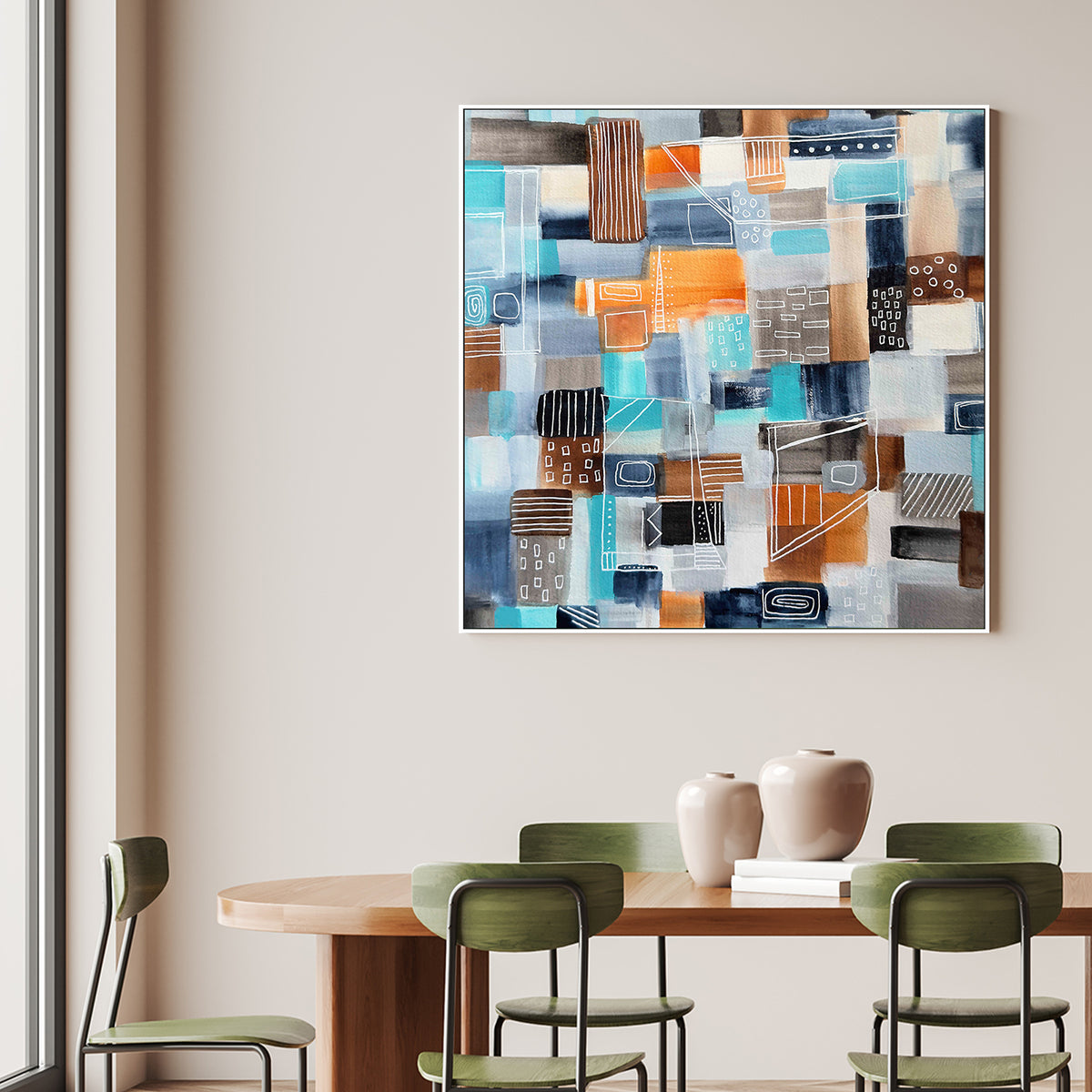 wall-art-print-canvas-poster-framed-In Blue-2