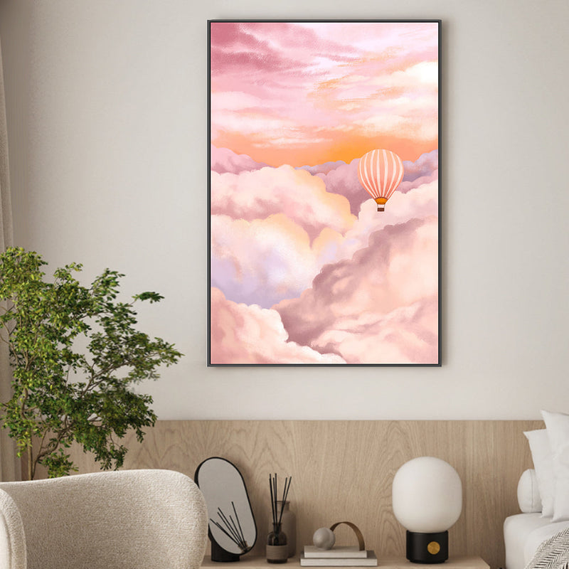 wall-art-print-canvas-poster-framed-In The Clouds, By Goed Blauw-GIOIA-WALL-ART
