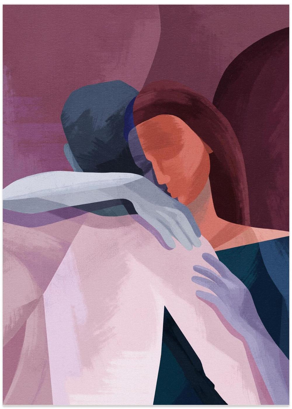 wall-art-print-canvas-poster-framed-In This Together, By Goed Blauw , By Goed Blauw-1