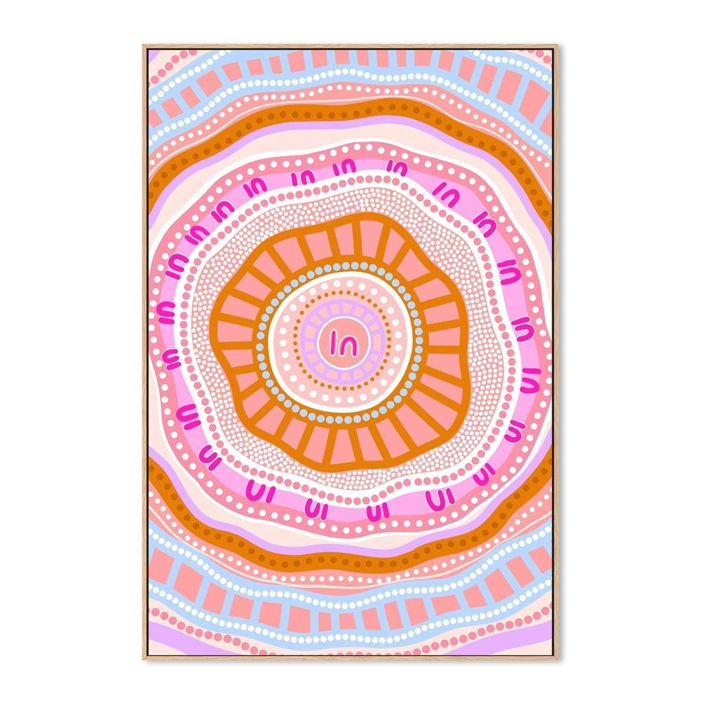 wall-art-print-canvas-poster-framed-Indigenous Female Self-by-Leah Cummins-Gioia Wall Art