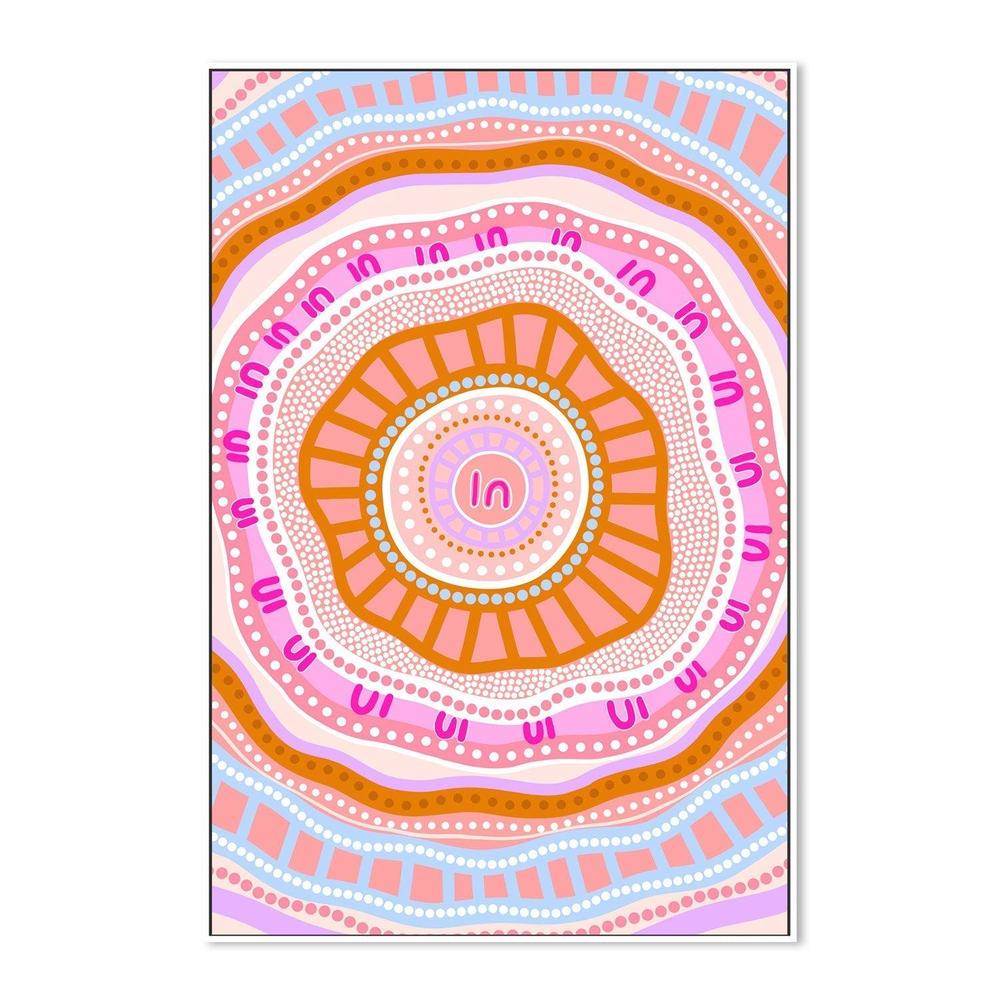 wall-art-print-canvas-poster-framed-Indigenous Female Self-by-Leah Cummins-Gioia Wall Art