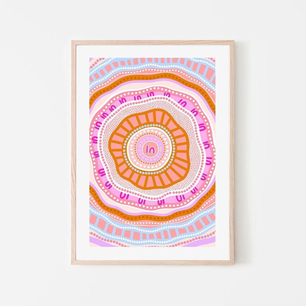 wall-art-print-canvas-poster-framed-Indigenous Female Self-by-Leah Cummins-Gioia Wall Art