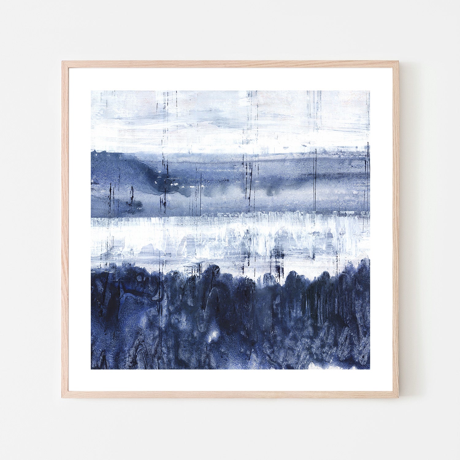 wall-art-print-canvas-poster-framed-Indigo Landscape , By Maya Woods-6