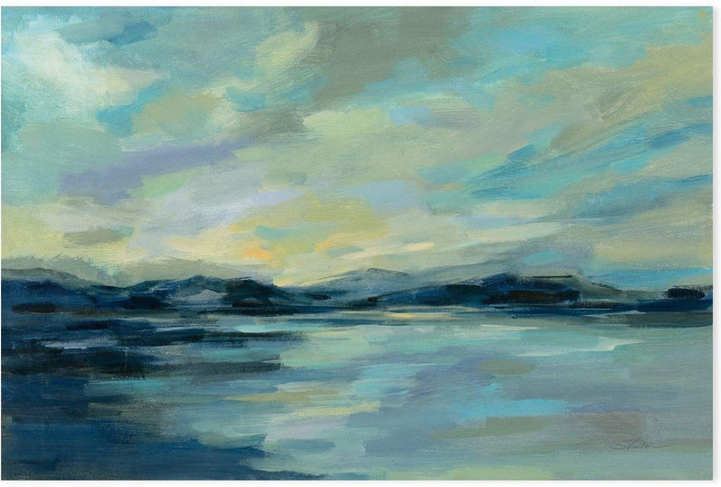 wall-art-print-canvas-poster-framed-Indigo Sea, Style A-by-Silvia Vassileva-Gioia Wall Art