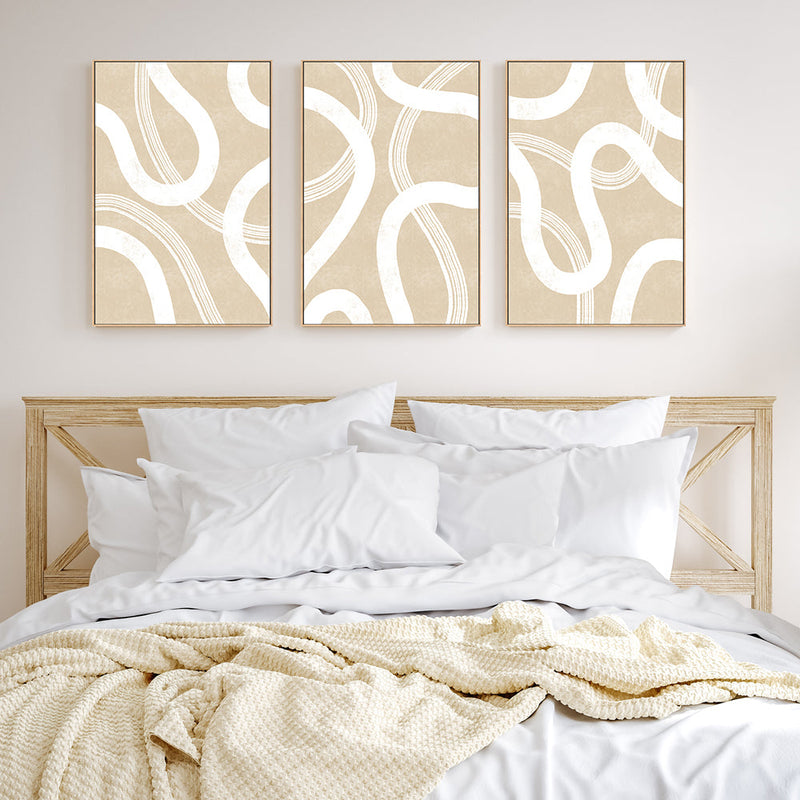 wall-art-print-canvas-poster-framed-Infinite Calm, Style A, B & C, Set Of 3 , By Caroline Cerrato-7