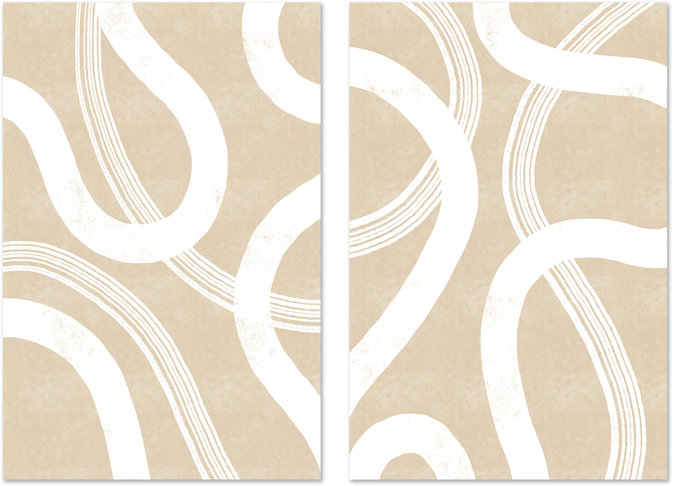 wall-art-print-canvas-poster-framed-Infinite Calm, Style A & B, Set Of 2 , By Caroline Cerrato-1