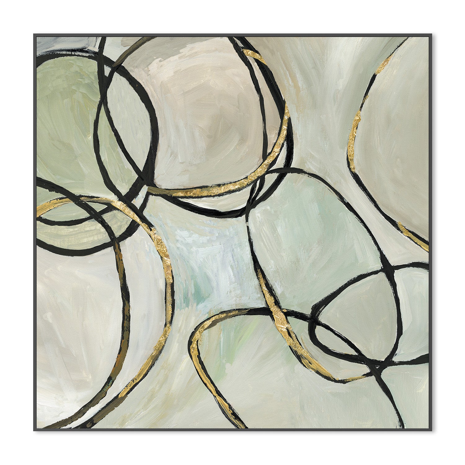 wall-art-print-canvas-poster-framed-Infinity Rings, Style A-3