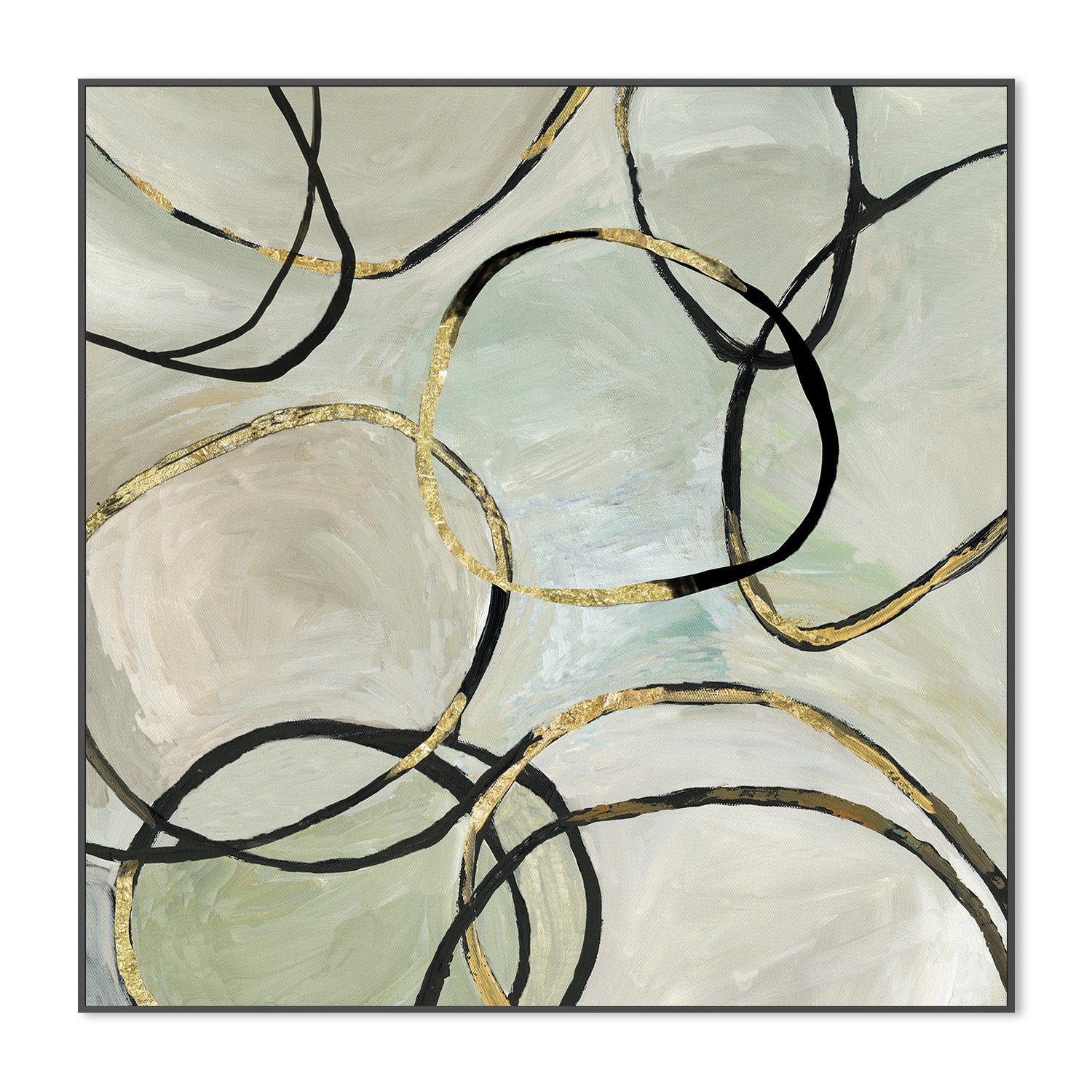 wall-art-print-canvas-poster-framed-Infinity Rings, Style B-3