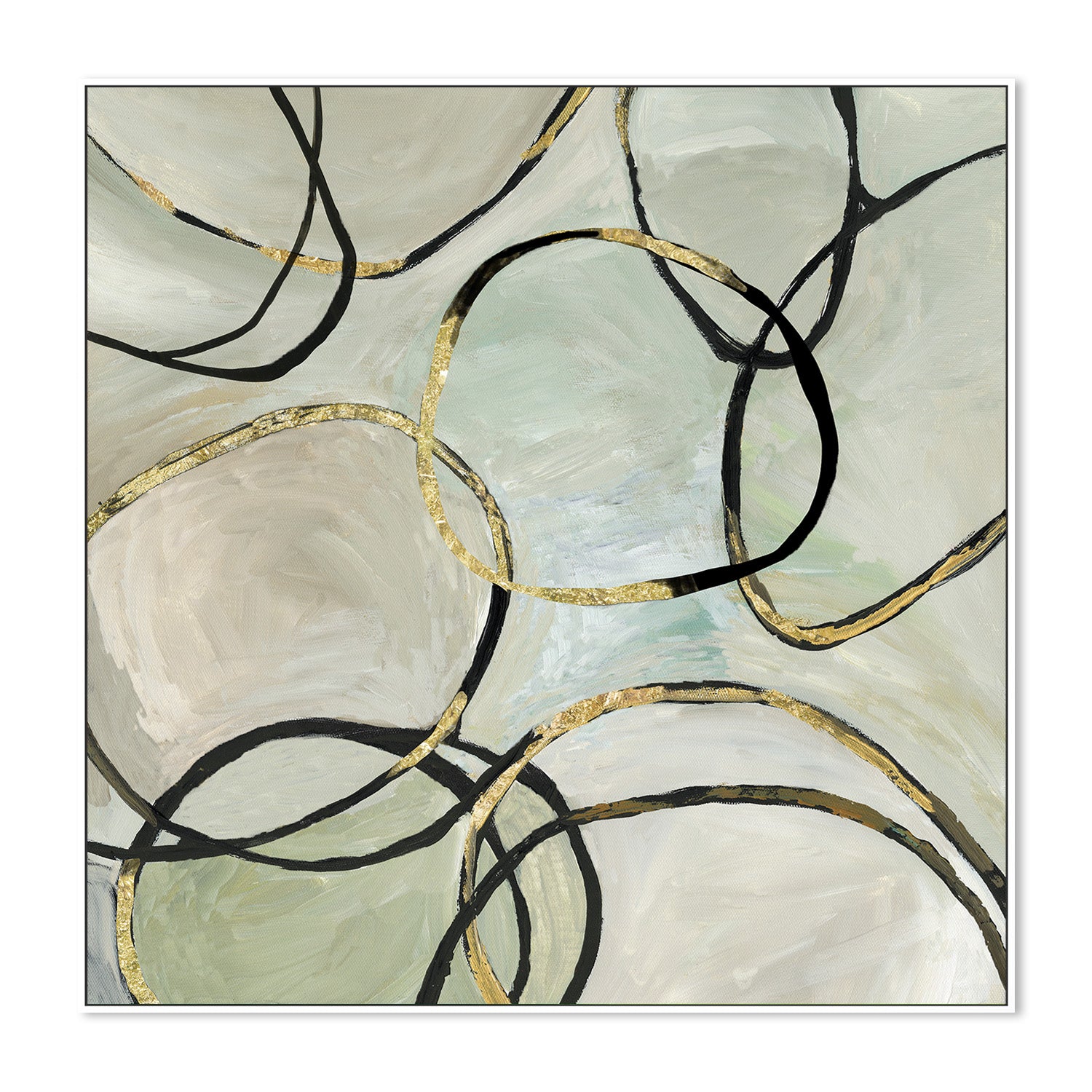 wall-art-print-canvas-poster-framed-Infinity Rings, Style B-5