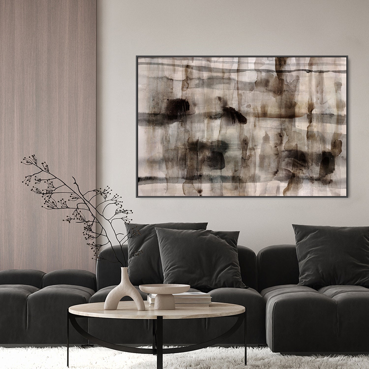 wall-art-print-canvas-poster-framed-Ink Blots , By Hope Bainbridge-7