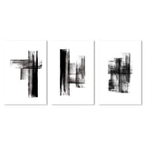 wall-art-print-canvas-poster-framed-Ink Strokes, Set Of 3-by-Danushka Abeygoda-Gioia Wall Art