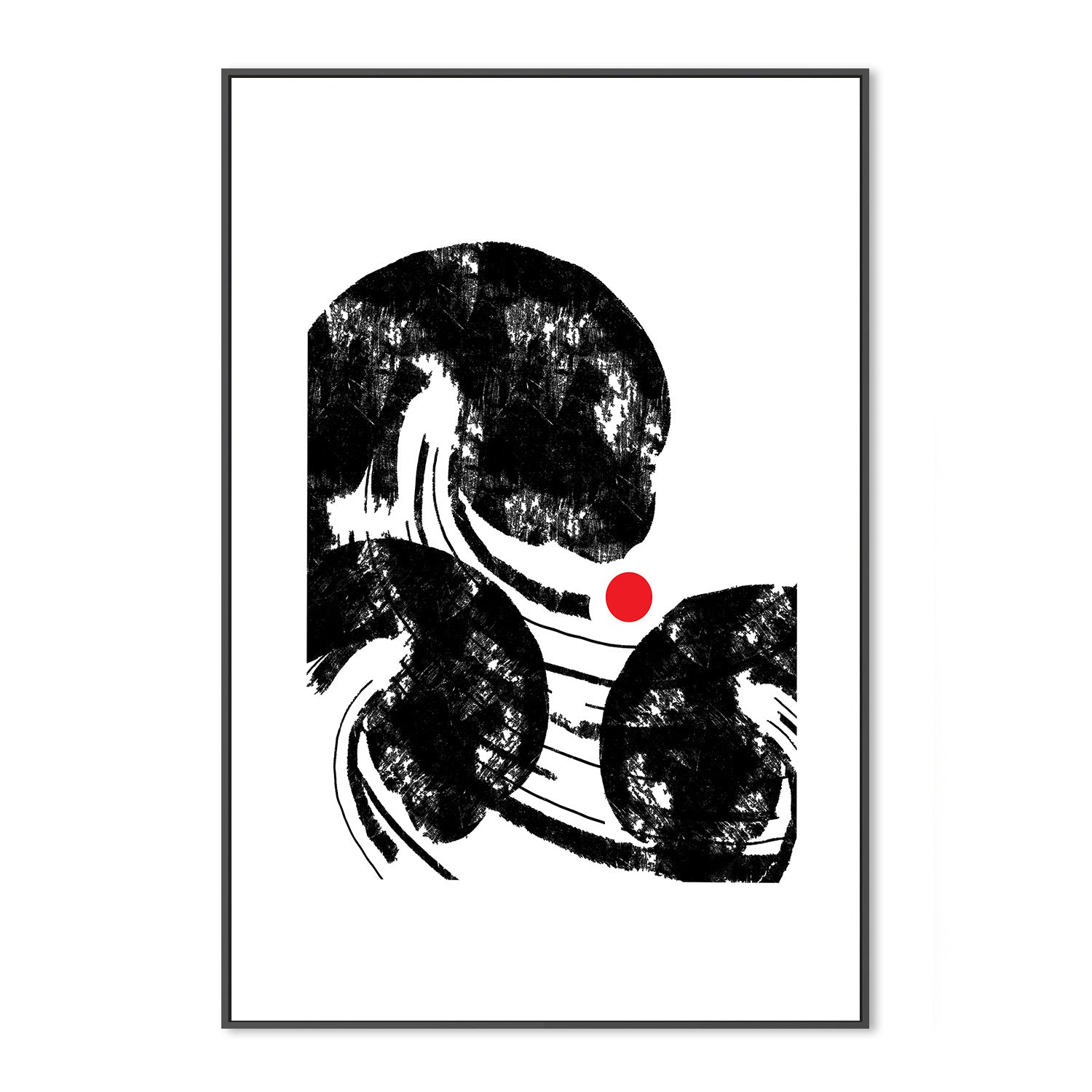 wall-art-print-canvas-poster-framed-Ink waves-3