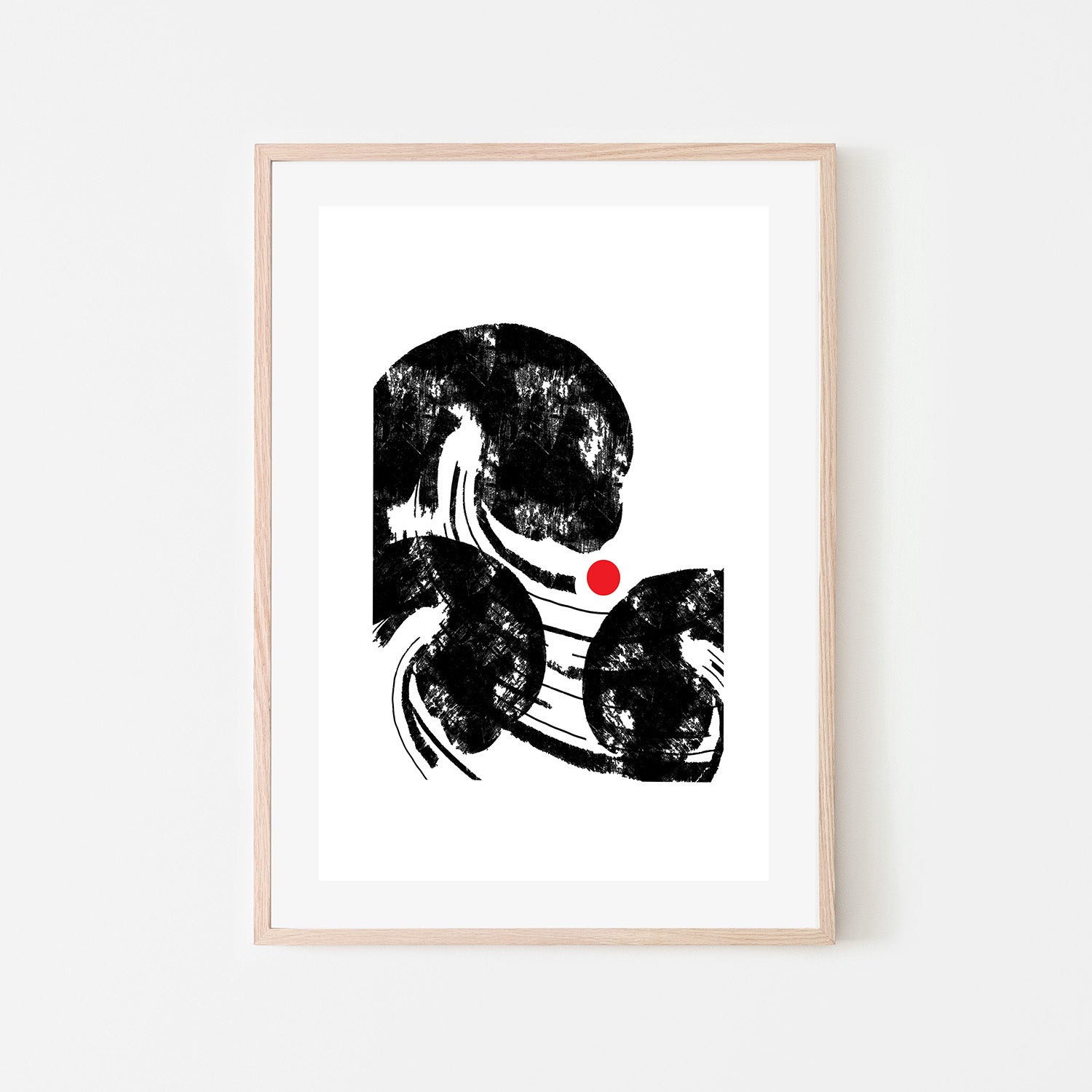 wall-art-print-canvas-poster-framed-Ink waves-6