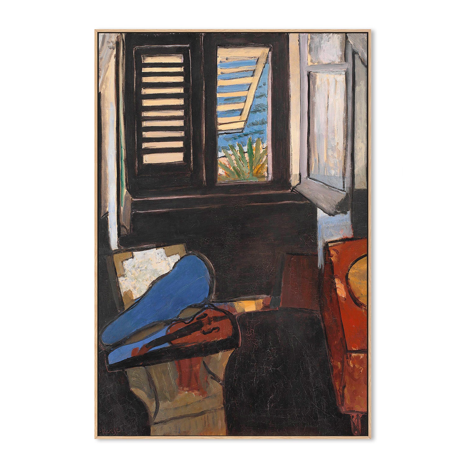 wall-art-print-canvas-poster-framed-IntAcrieur Au Violon-4