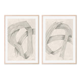 wall-art-print-canvas-poster-framed-Intersections, Style A & B, Set Of 2 , By Lucrecia Caporale-6