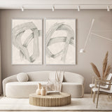 wall-art-print-canvas-poster-framed-Intersections, Style A & B, Set Of 2 , By Lucrecia Caporale-7