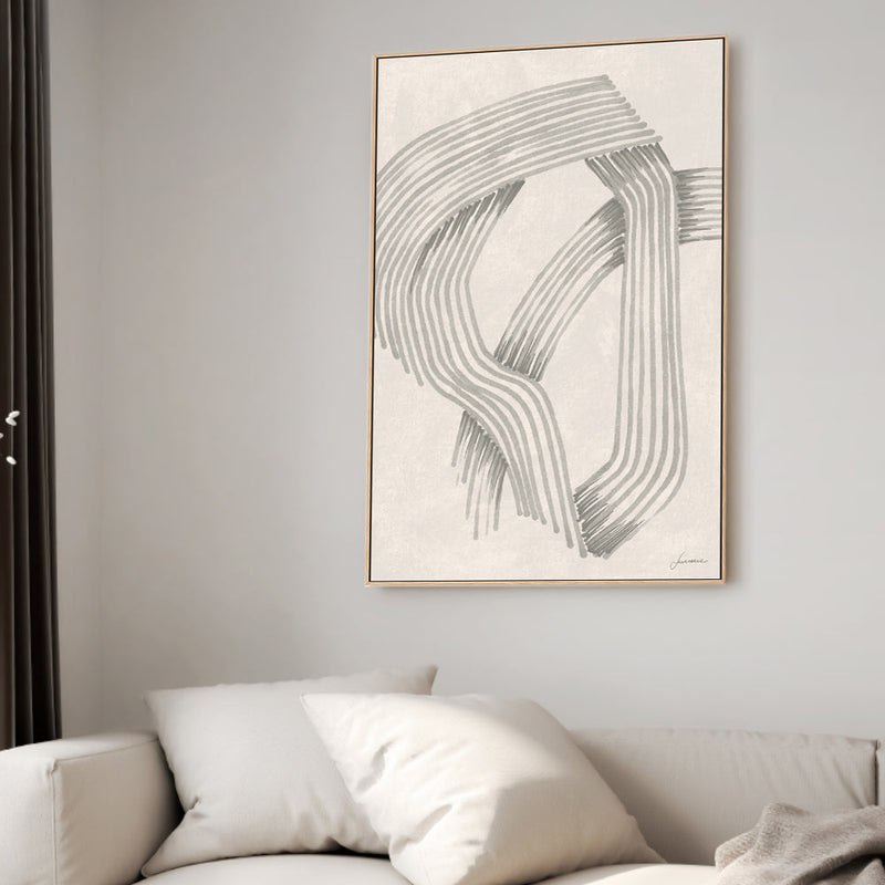 wall-art-print-canvas-poster-framed-Intersections, Style A , By Lucrecia Caporale-2