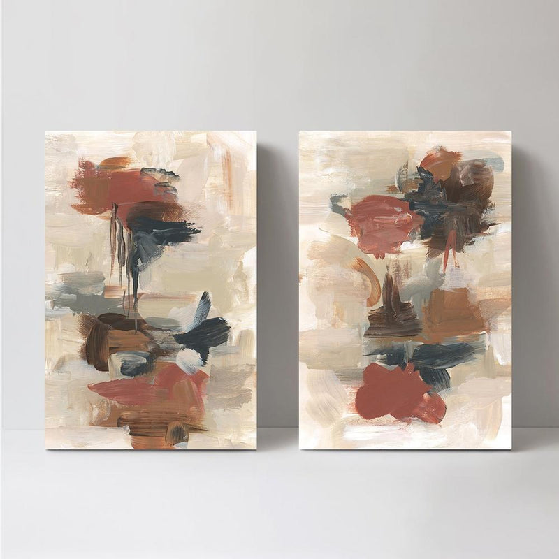 wall-art-print-canvas-poster-framed-Into Bohemia Abstract, Set Of 2, Style A-by-Emily Wood-Gioia Wall Art