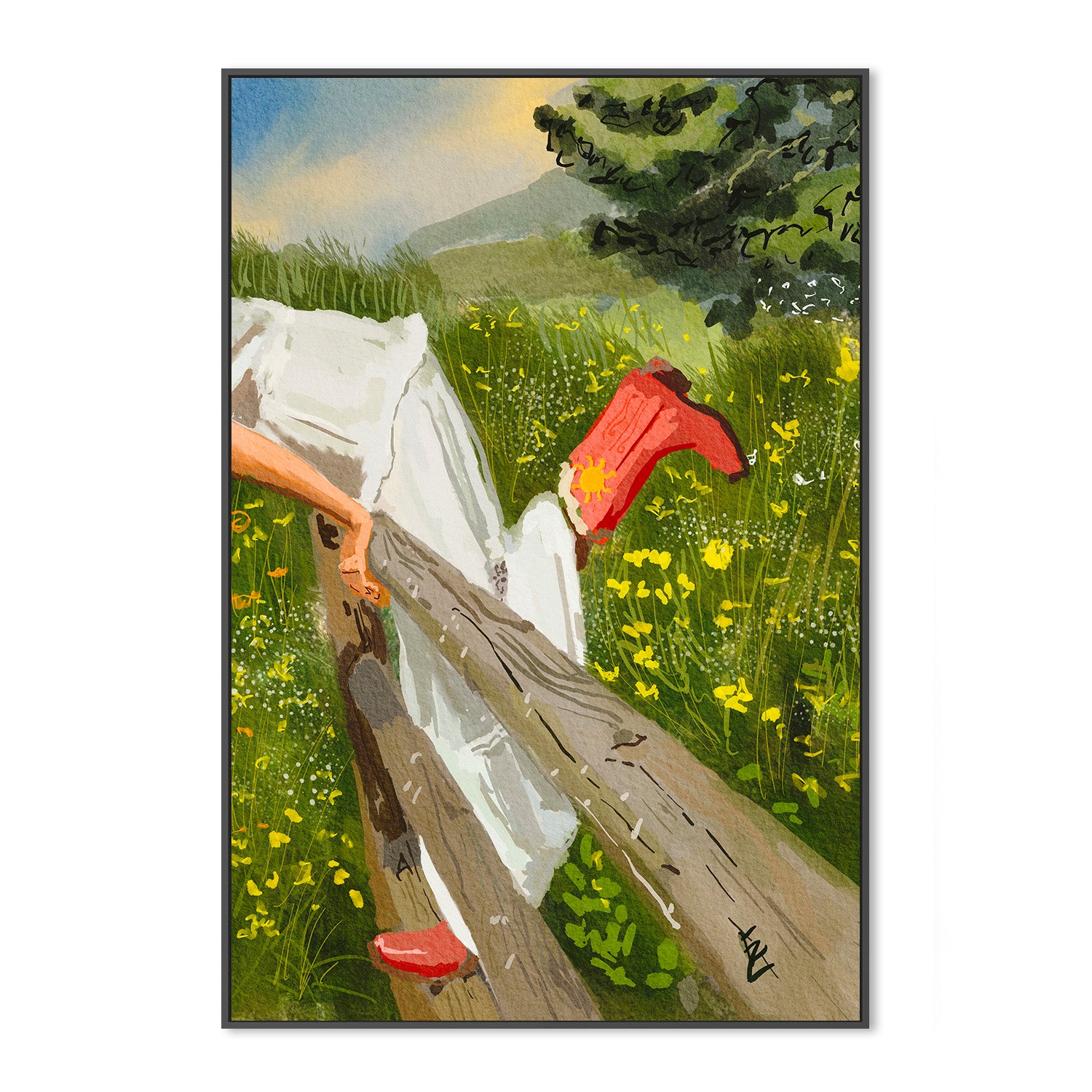 wall-art-print-canvas-poster-framed-Into the fields-3