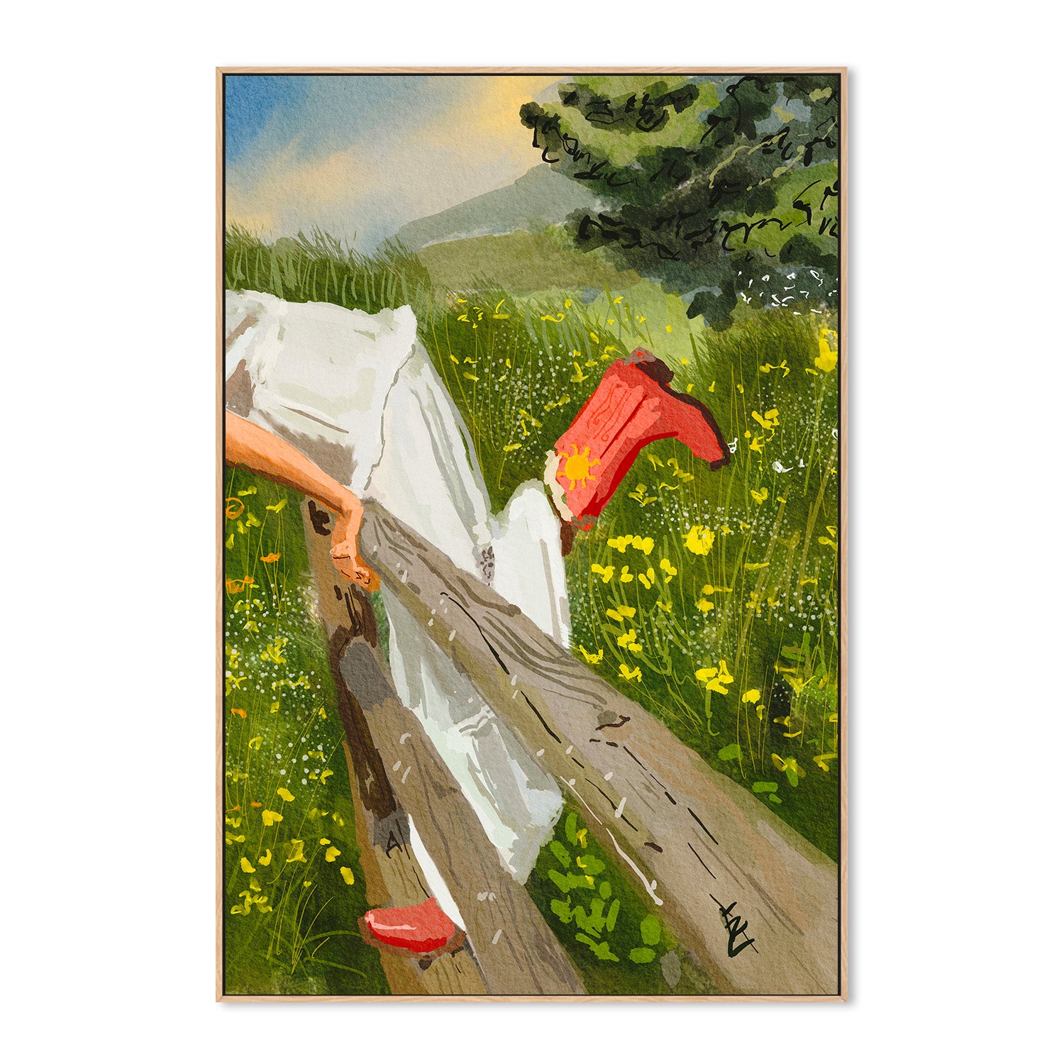 wall-art-print-canvas-poster-framed-Into the fields-4