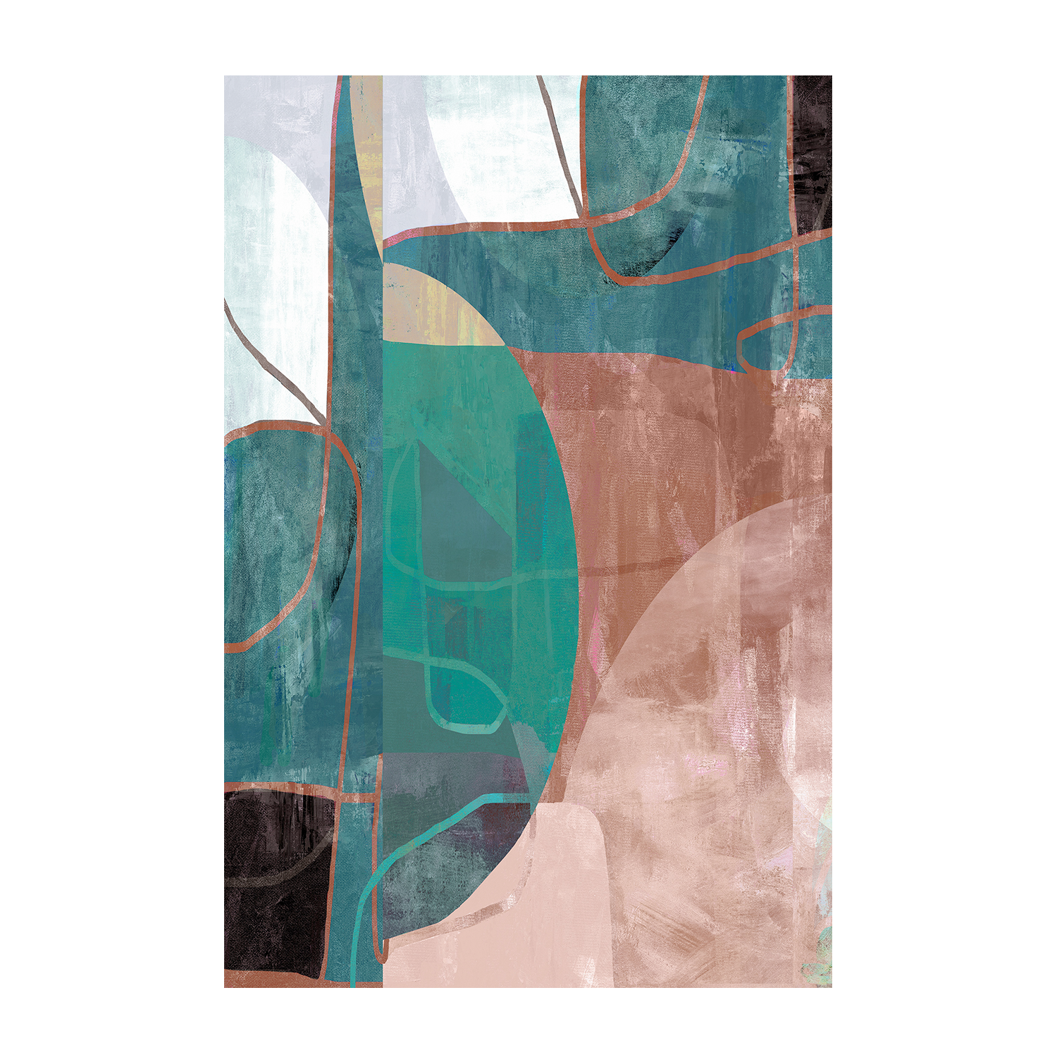 wall-art-print-canvas-poster-framed-Intuition, Style A & B, Set Of 2-8