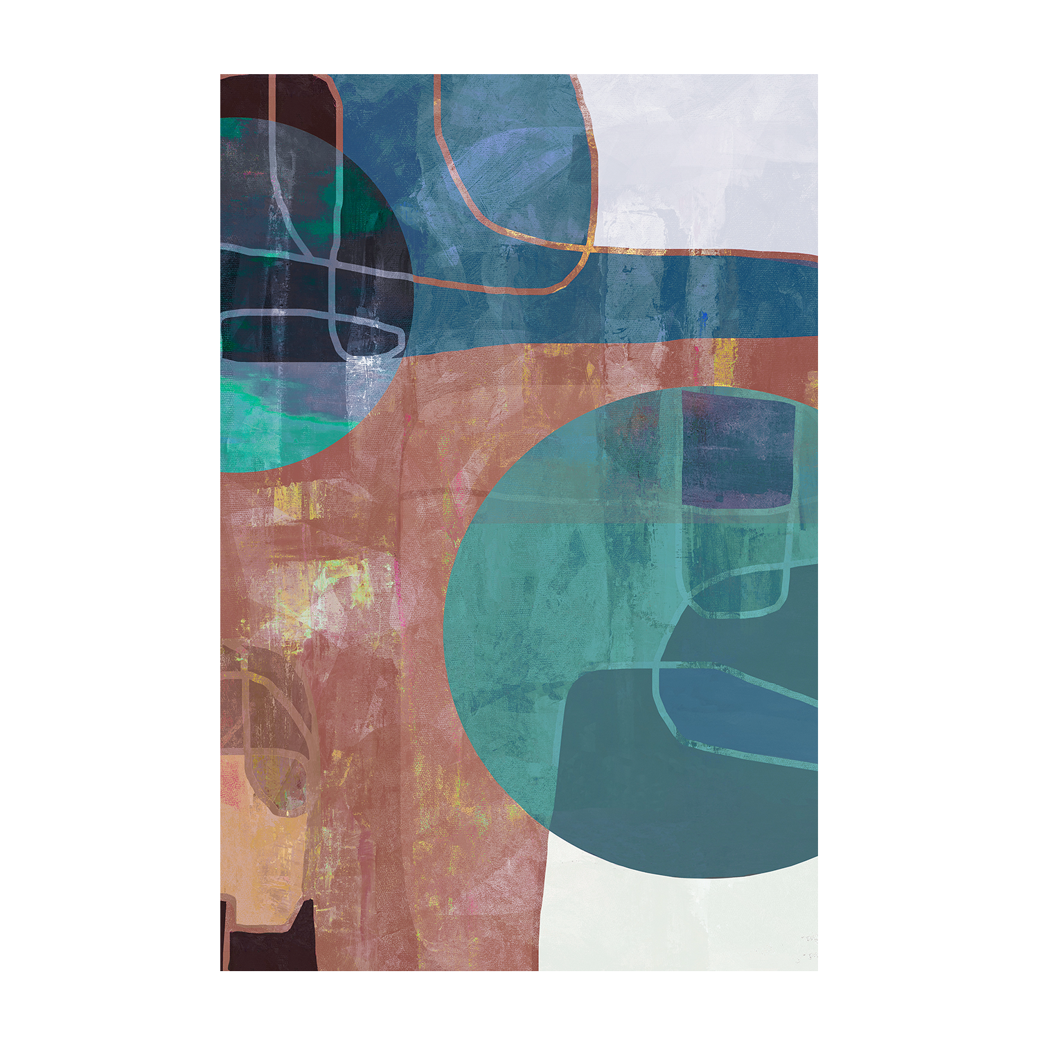 wall-art-print-canvas-poster-framed-Intuition, Style A & B, Set Of 2-9