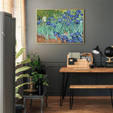 wall-art-print-canvas-poster-framed-Irises, Van Gogh-by-Gioia Wall Art-Gioia Wall Art
