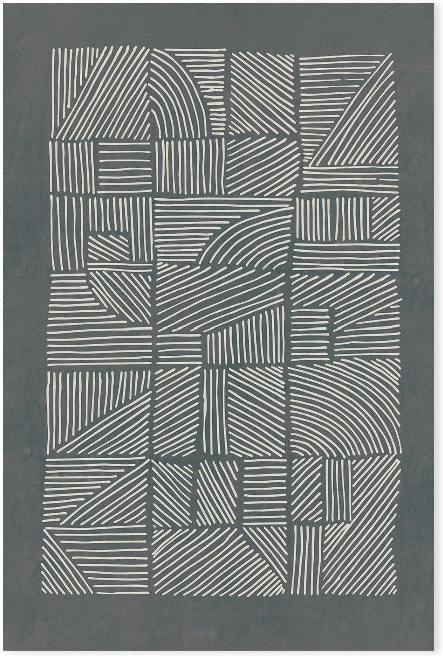 Irregular Pattern , By Lucrecia Caporale |Wall Art Print Framed Canvas
