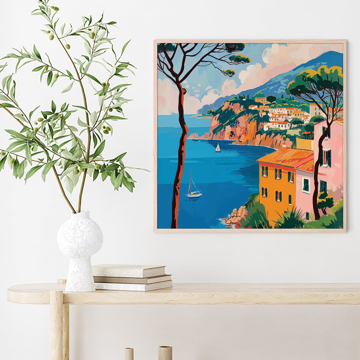 wall-art-print-canvas-poster-framed-Italian Coast, Style B-7
