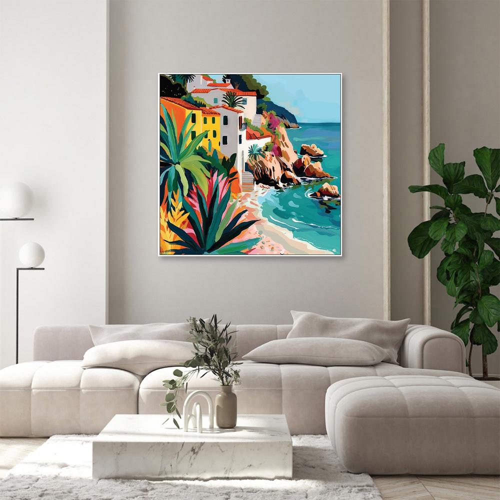 wall-art-print-canvas-poster-framed-Italian Coast, Style C-9