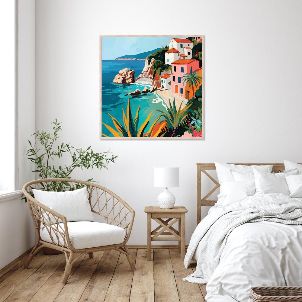 wall-art-print-canvas-poster-framed-Italian Coast, Style D-8