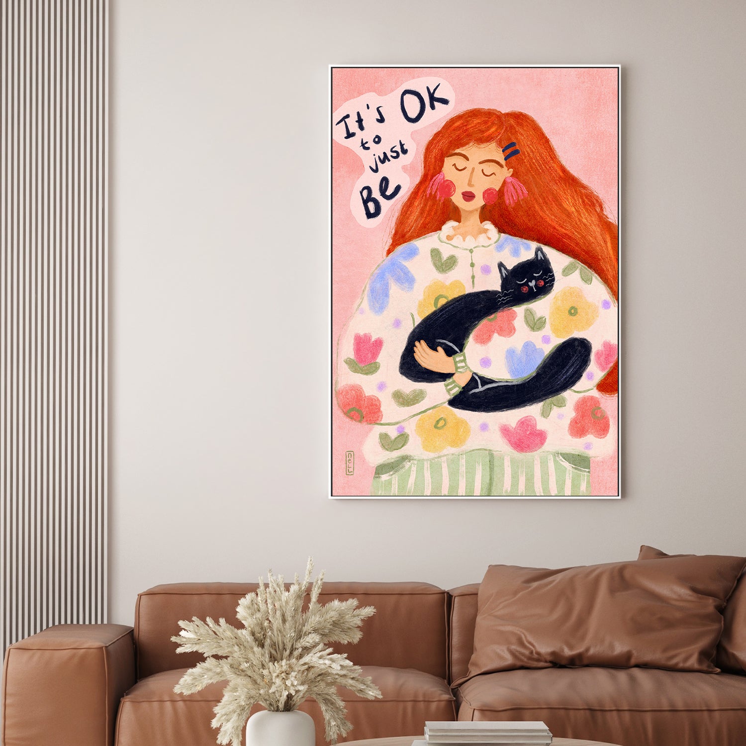 wall-art-print-canvas-poster-framed-It's Ok To Just Be Drawing-2