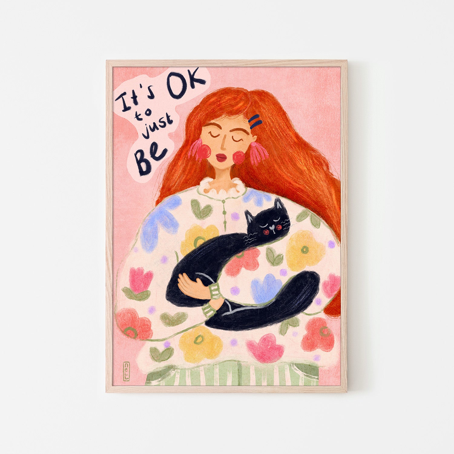 wall-art-print-canvas-poster-framed-It's Ok To Just Be Drawing-6