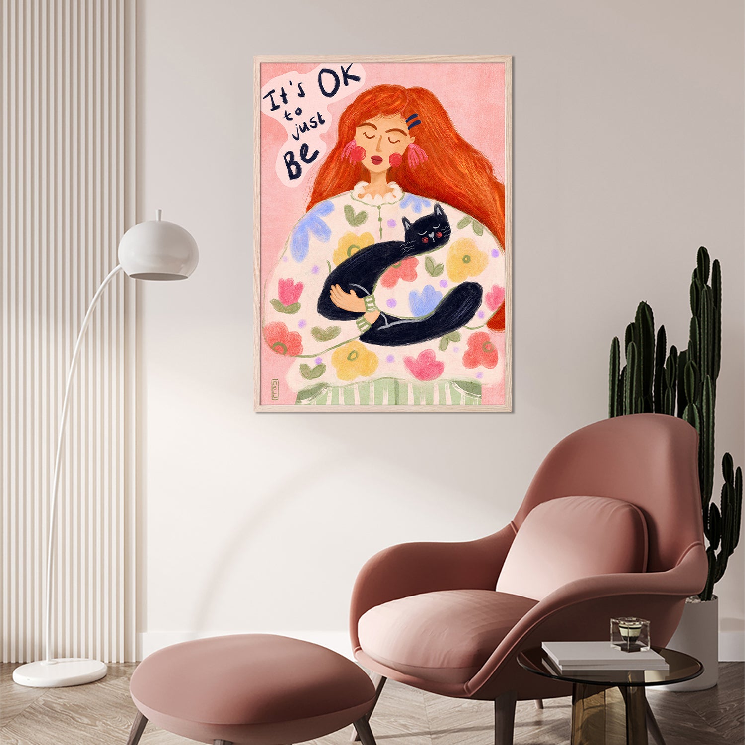 wall-art-print-canvas-poster-framed-It's Ok To Just Be Drawing-8