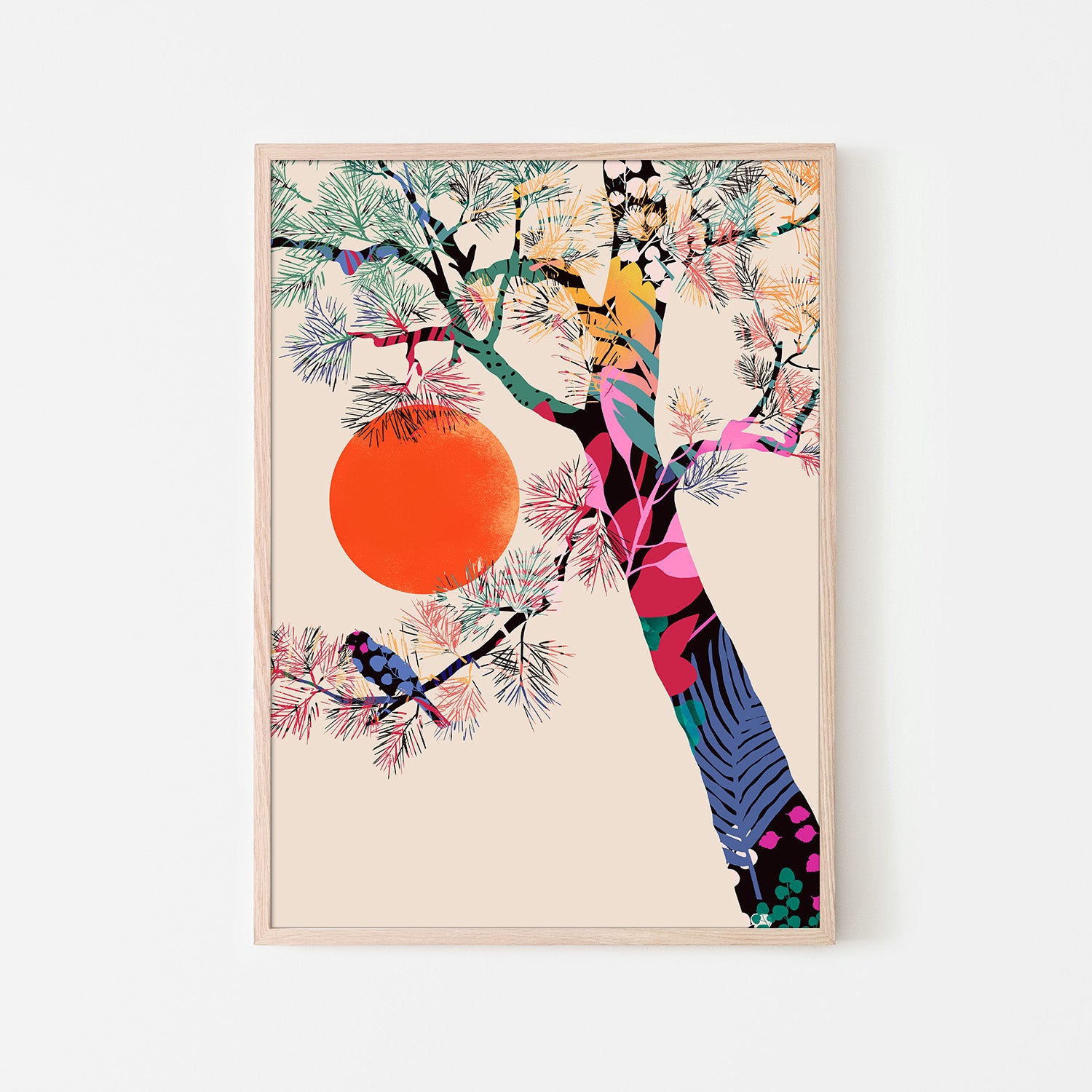 wall-art-print-canvas-poster-framed-Japanese Summer-6