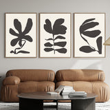 wall-art-print-canvas-poster-framed-Jasmine, Crossandra And Lily, Set Of 3 , By Andelle Art-2