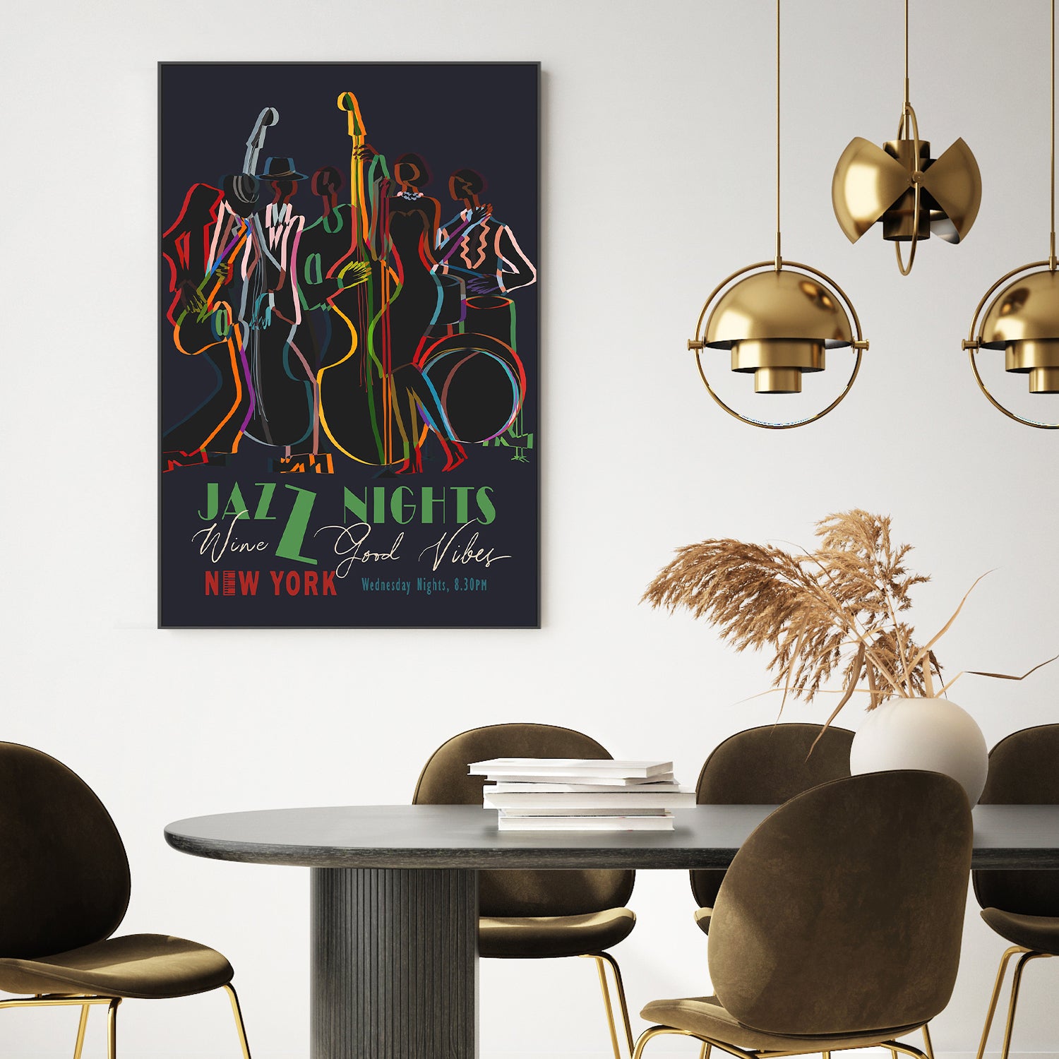 wall-art-print-canvas-poster-framed-Jazz Nights-7
